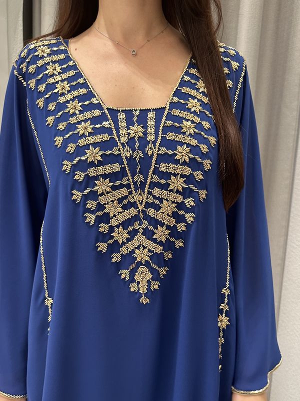 2 Pc Chiffon Handmade Embroidery